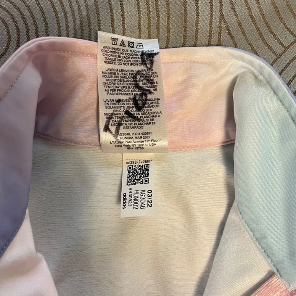 adidas Pastel Tie-Dye Track Jacket - Pink, Blue, Lavender